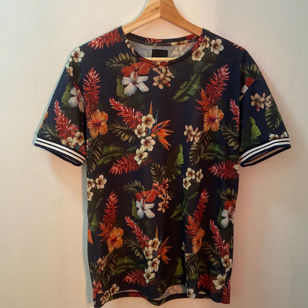 Zara floral printed shirt